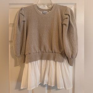 En Saison Layered Sweater Blouse